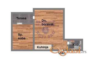 Dvosoban stan 48m2 Sr.Kamenica 545587